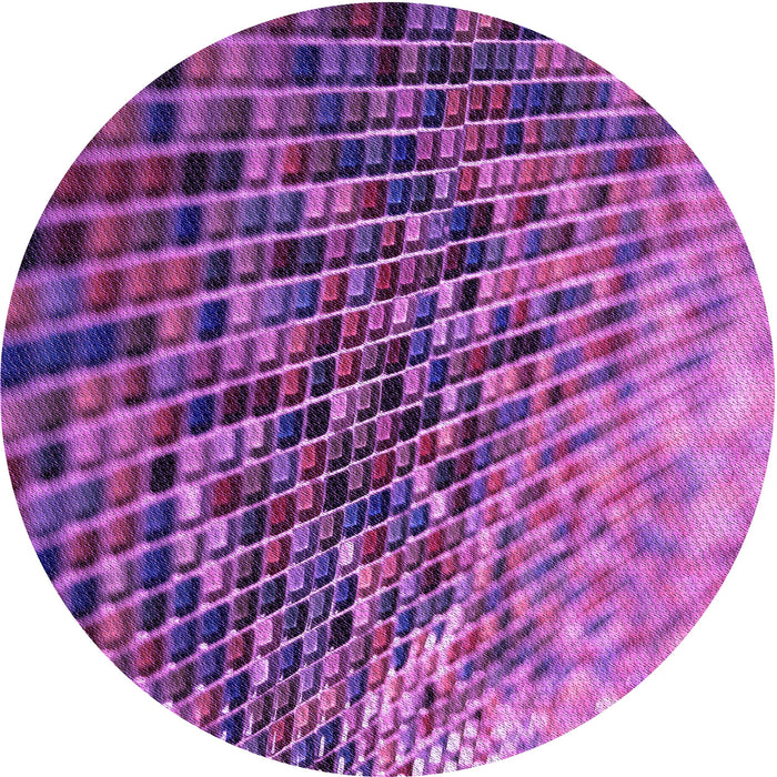 Square Patterned Dark Magenta Purple Rug, pat2561pur