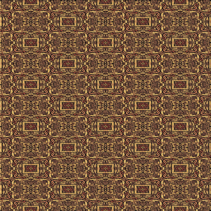 Round Machine Washable Transitional Night Red Rug, wshpat2562brn