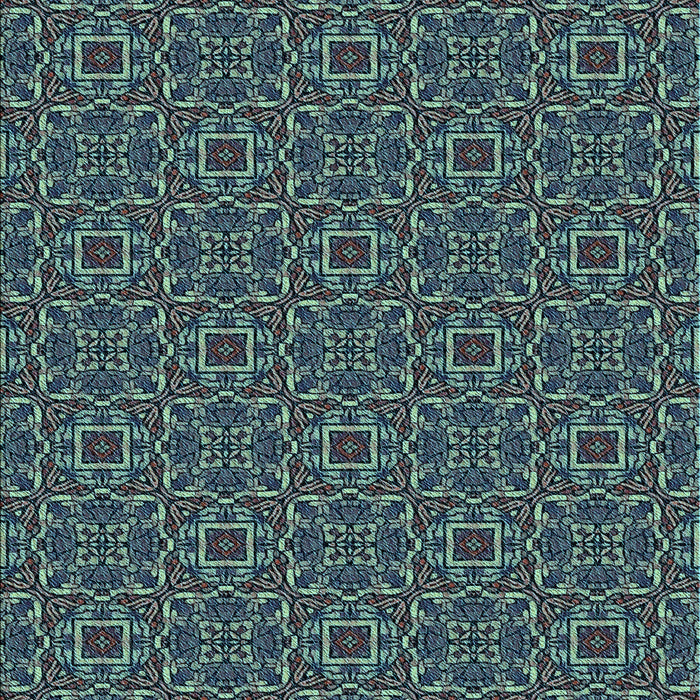 Machine Washable Transitional Dark Slate Grey Green Rug, wshpat2562lblu