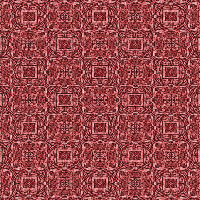 Patterned Cranberry Red Rug, pat2562rd