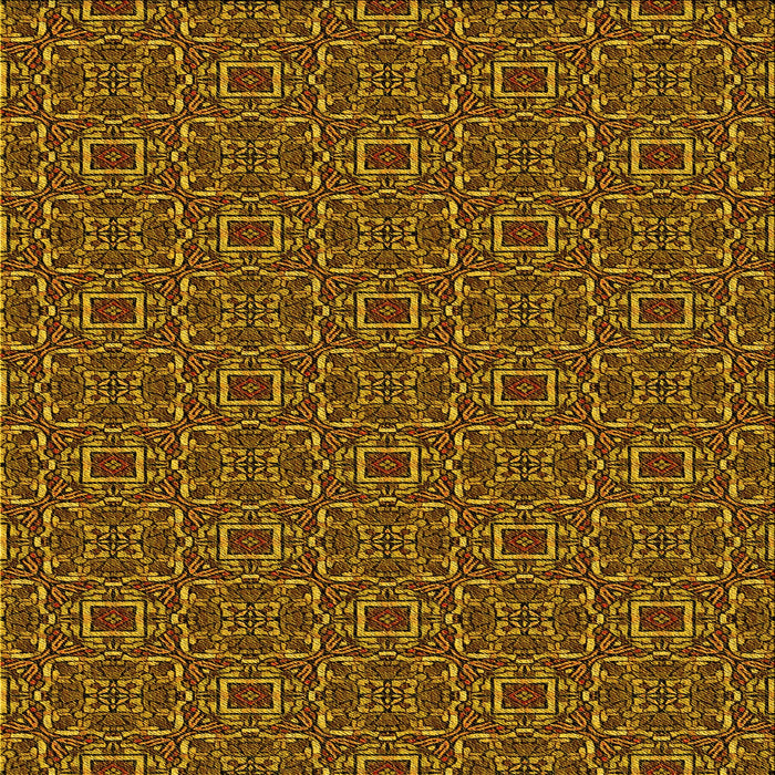 Round Patterned Red Rug, pat2562yw