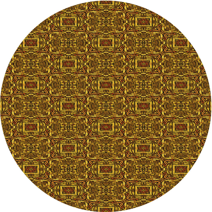 Square Patterned Red Rug, pat2562yw