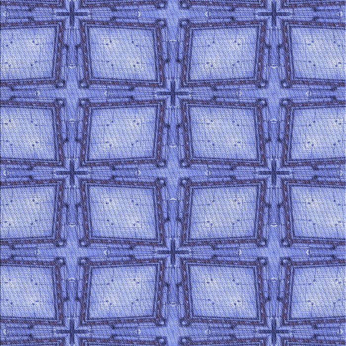 Machine Washable Transitional Denim Blue Rug, wshpat2563blu