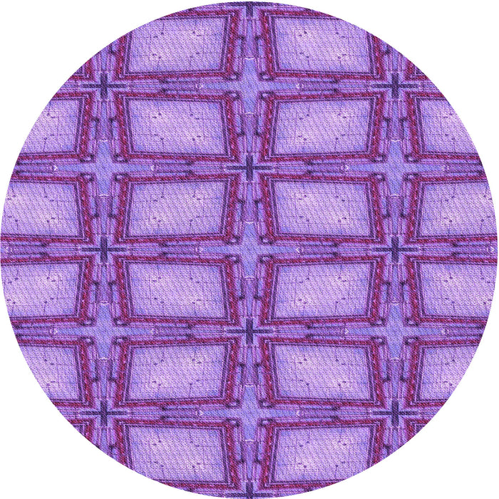 Square Machine Washable Transitional Dark Orchid Purple Rug in a Living Room, wshpat2563pur