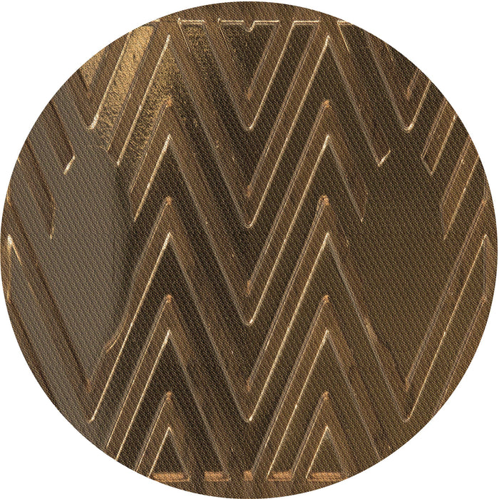 Square Patterned Light Brown Rug, pat2564brn