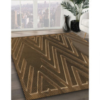 Patterned Light Brown Rug, pat2564brn