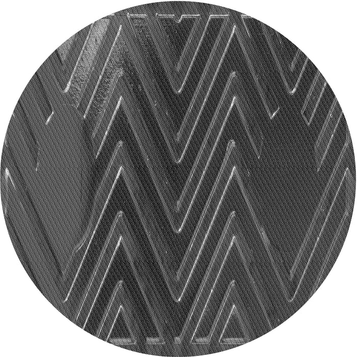 Square Patterned Smokey Gray Rug, pat2564gry