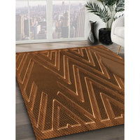 Patterned Sedona Brown Rug, pat2564org