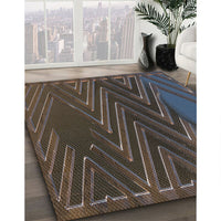 Patterned Granite Gray Novelty Rug, pat2564