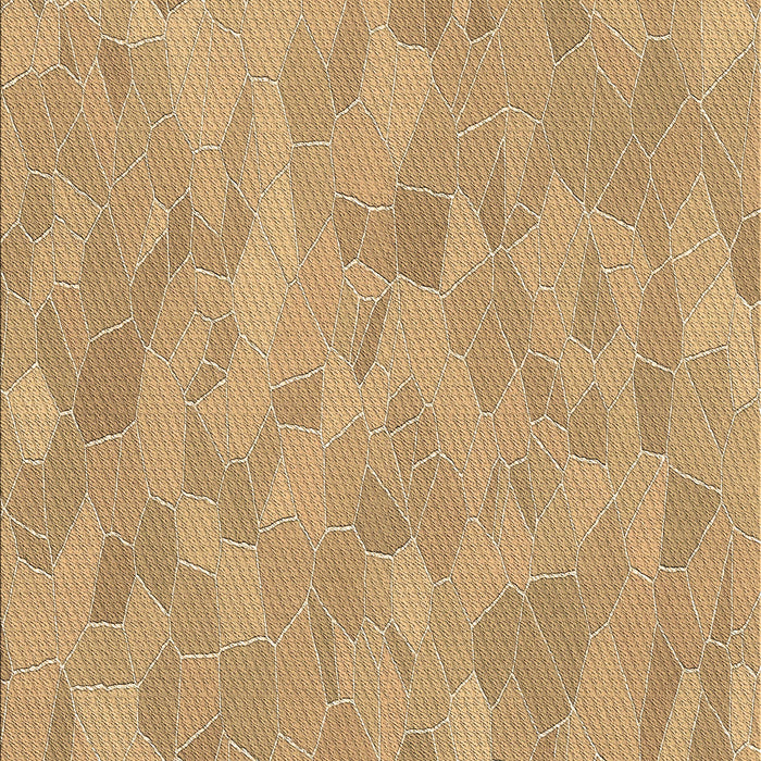 Patterned Yellow Orange Rug, pat2565brn
