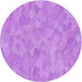 Square Patterned Violet Purple Rug, pat2565pur