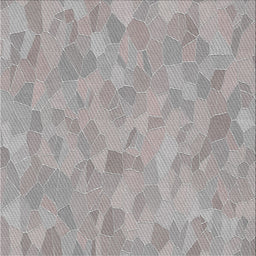 Square Patterned Gray Novelty Rug, pat2565