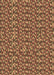Patterned Caramel Brown Rug, pat2566brn