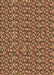 Machine Washable Transitional Caramel Brown Rug, wshpat2566brn