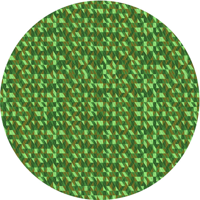 Square Machine Washable Transitional Green Rug in a Living Room, wshpat2566grn