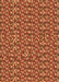 Patterned Orange Rug, pat2566org