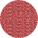 Square Machine Washable Transitional Red Rug in a Living Room, wshpat2566rd