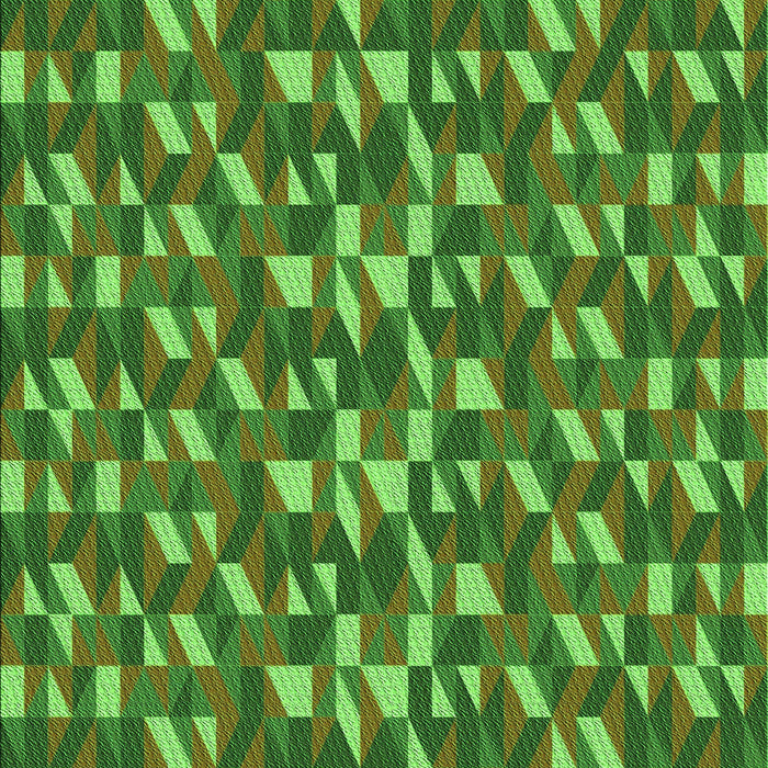 Machine Washable Transitional Green Rug, wshpat2567grn