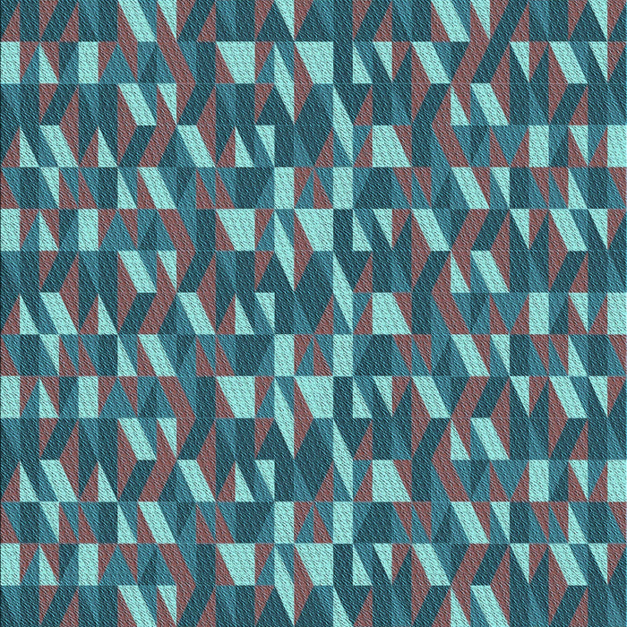 Patterned Macaw Blue Green Rug, pat2567lblu