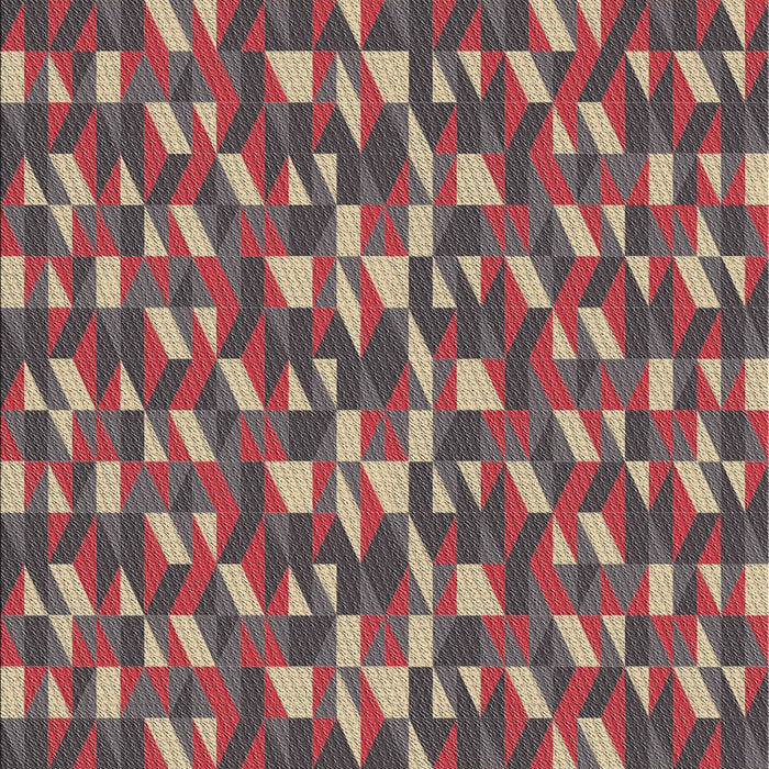 Patterned Brown Red Novelty Rug, pat2567