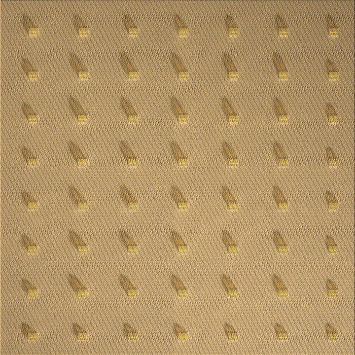 Round Patterned Orange Rug, pat2568brn