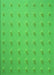 Machine Washable Transitional Lime Green Rug, wshpat2568grn