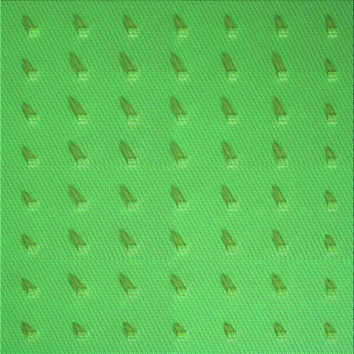 Round Patterned Lime Green Rug, pat2568grn