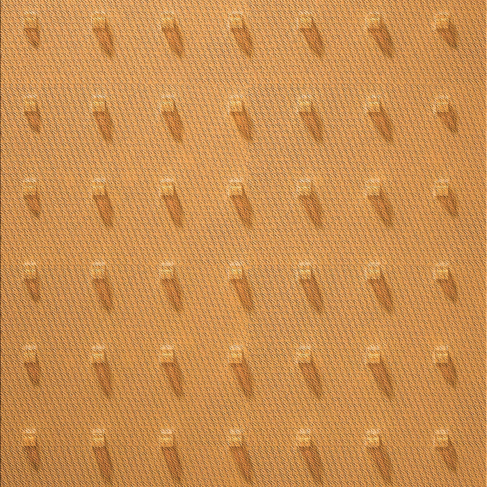 Patterned Neon Orange Rug, pat2568org