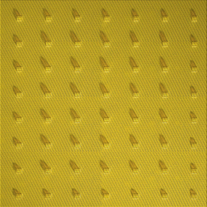 Round Patterned Dark Golden Brown Rug, pat2568yw