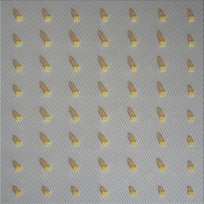 Square Patterned Pale Silver Gray Novelty Rug, pat2568