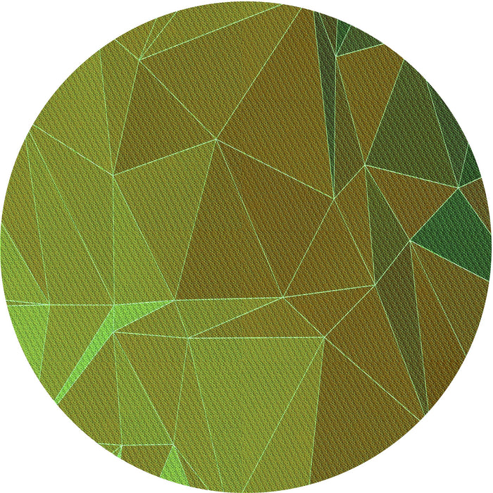 Square Machine Washable Transitional Pistachio Green Rug in a Living Room, wshpat2569grn