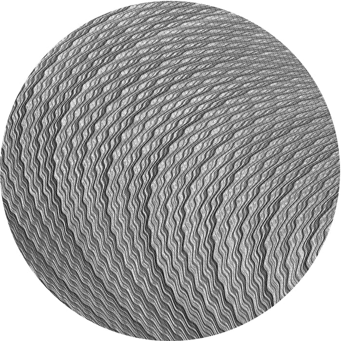 Square Machine Washable Transitional Cloud Gray Rug in a Living Room, wshpat257gry