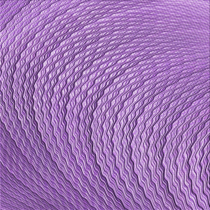 Round Patterned Violet Purple Rug, pat257pur