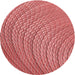 Square Patterned Light Coral Pink Rug, pat257rd