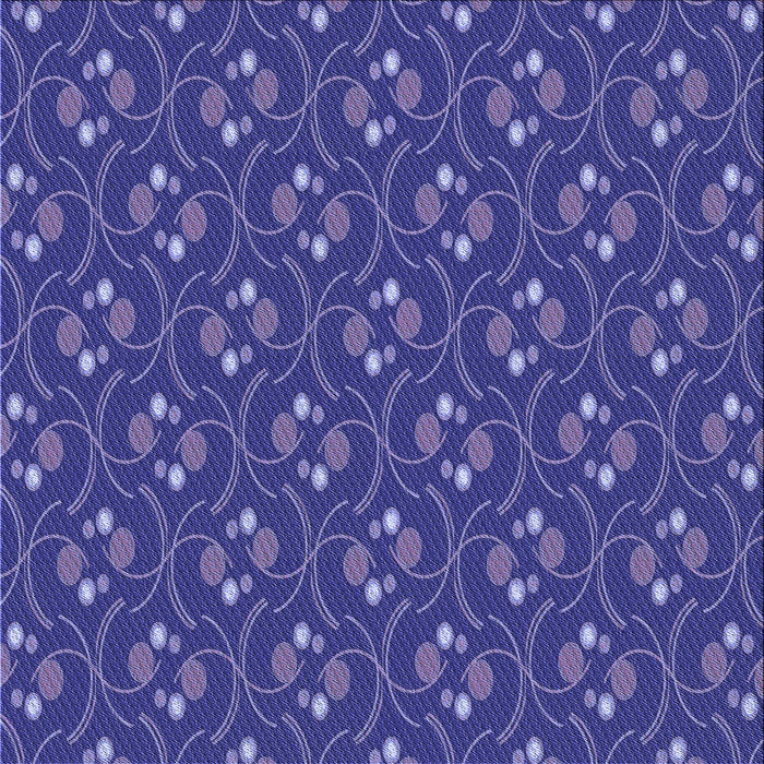 Round Machine Washable Transitional Cobalt Blue Rug, wshpat2570blu