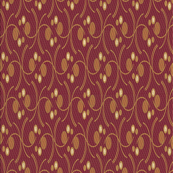 Patterned Orange Rug, pat2570brn