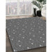 Machine Washable Transitional Gray Rug in a Family Room, wshpat2570gry