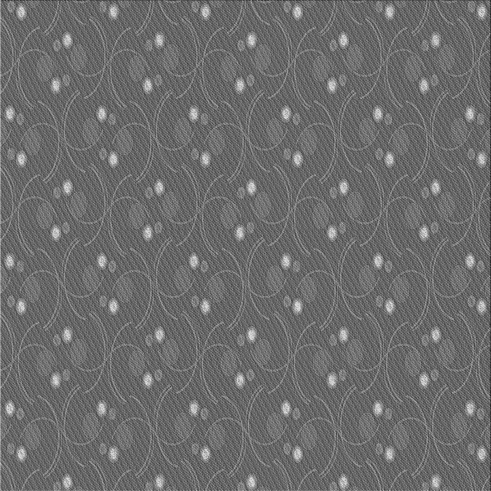 Round Patterned Gray Rug, pat2570gry