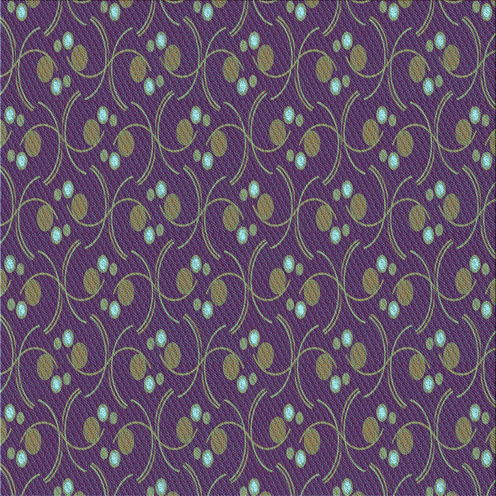 Round Patterned Platinum Gray Rug, pat2570lblu