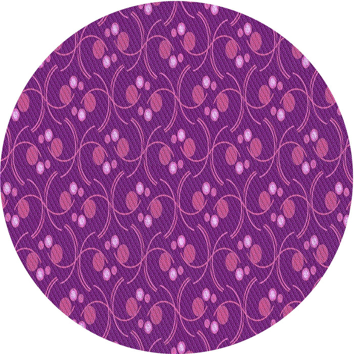Square Machine Washable Transitional Dark Magenta Purple Rug in a Living Room, wshpat2570pur