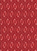 Machine Washable Transitional Red Rug, wshpat2570rd