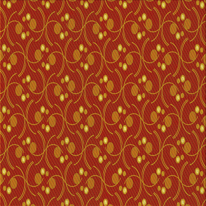 Round Machine Washable Transitional Orange Red Orange Rug, wshpat2570yw