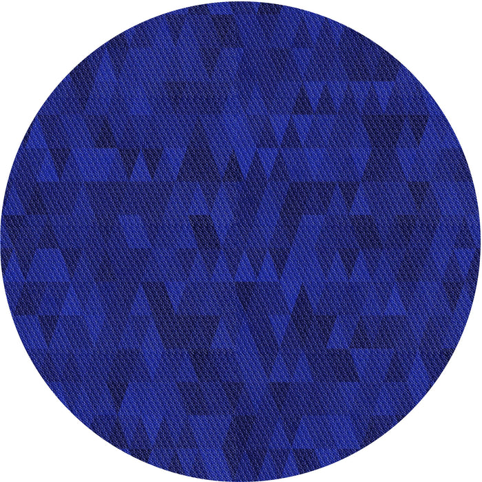 Square Machine Washable Transitional Earth Blue Rug in a Living Room, wshpat2571blu