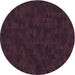 Square Machine Washable Transitional Purple Lily Purple Rug in a Living Room, wshpat2571brn