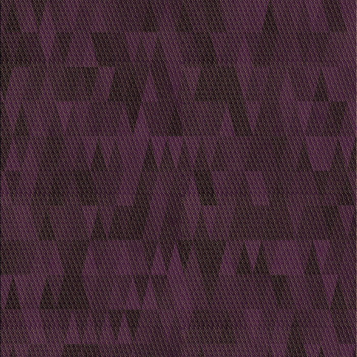 Patterned Purple Lily Purple Rug, pat2571brn