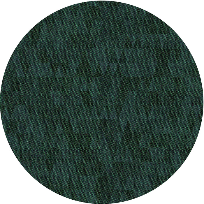 Square Machine Washable Transitional Medium Forest Green Rug in a Living Room, wshpat2571grn