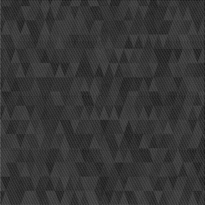 Round Patterned Midnight Gray Rug, pat2571gry