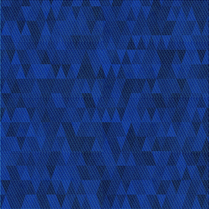 Round Machine Washable Transitional Cobalt Blue Rug, wshpat2571lblu