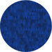 Square Patterned Cobalt Blue Rug, pat2571lblu