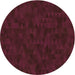 Square Patterned Brown Red Rug, pat2571org